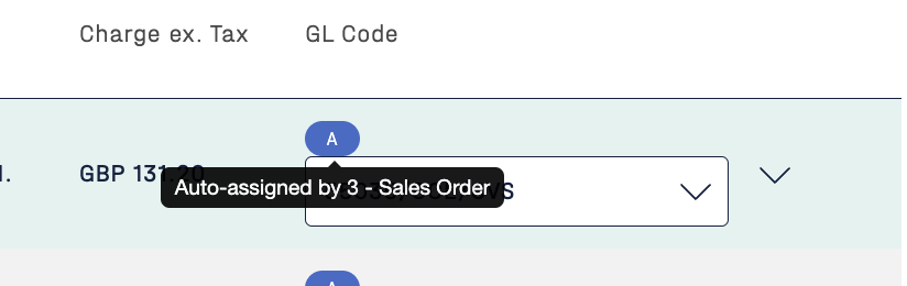 Automated GL coding