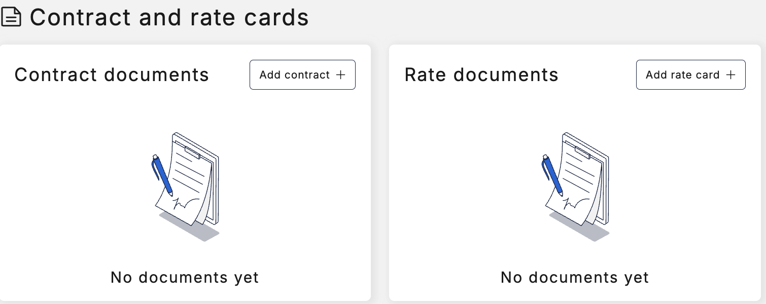 Managing provider accounts